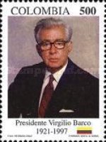 [Virgilio Barco Vargas, President, 1986-90, Commemoration, 1821-1997, type BPF]