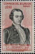 [Airmail - The 200th Anniversary of the Death of Pedro Vicente Maldonado, type XO]