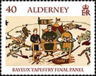 [Final Panel of the Bayeux Tapestry, type SA]