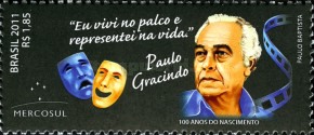 [The 100th Anniversary of the Birth of Paulo Gracindo, 1911-1995, type EJW]
