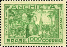 [The 400th Anniversary of the Birth of Father Jose de Anchieta, type EU3]
