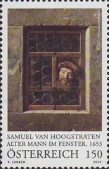 [Old Man at the Window, by Samuel van Hoogstraten, type EDA]