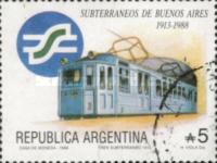 [The 75th Anniversary of the Buenos Aires Underground Railway, type BLN]