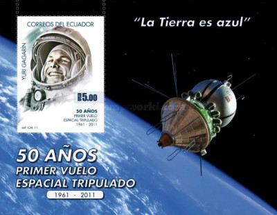 [The 50th Anniversary of the Frist Man in Space, type ]