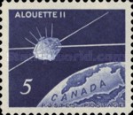 [Launching of Canadian Satellite "Alouette II", type KO]