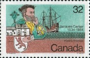 [The 450th Anniversary of Jacques Cartier's Voyage to Canada, type AEK]