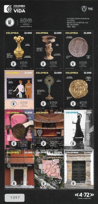 [The 100th Anniversary of the Bank of Colombia, type ]