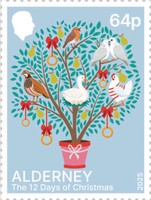 [Alderney 12 Days of Christmas, type AEZ]