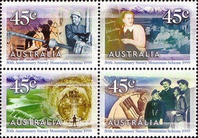[The 50th Anniversary of Snowy Mountains Scheme, type ]