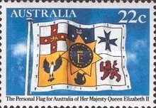 [The Personal Flag for Australia of Her Royal Majesty, Queen Elizabeth II, type VN]