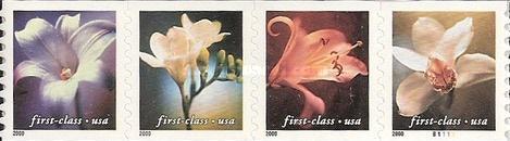 [Flowers - Self-Adhesive Coil Stamps (34 cents), type ]