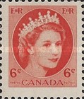 [Queen Elizabeth II - Normal Paper, See 1962 for Fluorescent Stripes, type GT5]