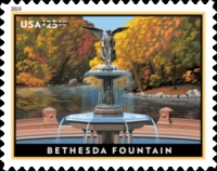 [Priority Mail Express - Bethesda Fountain, type IDB]