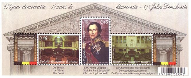 [The 175th Anniversary of Demoracy in Belgium, type ]