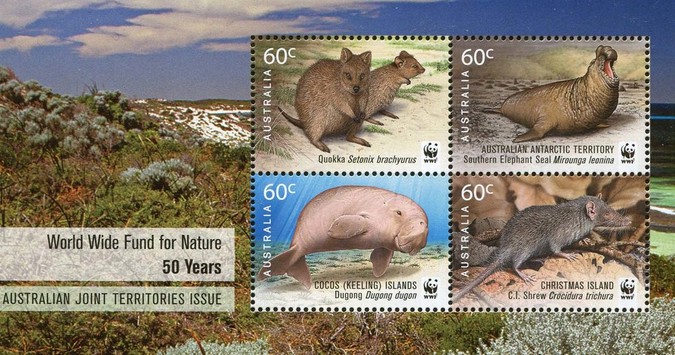 [The 50th Anniversary of the WWF - Australian Joint Territories Issue, type ]