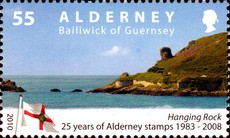 [Definitive - The 25th Anniversary of Alderney Stamps, type XNW]