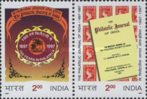 [The 100th Anniversary of the Philatelic Society of India, type AZP]