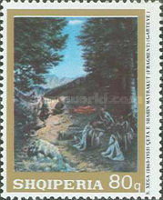 [Paintings by Albanian Artists, type XED]