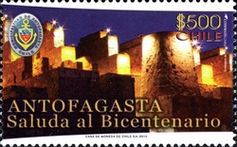 [City of Antofagasta Greets of the 200th Anniversary of Independence, type CDA]