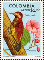 [Airmail - Birds and Flowers, type ANU]