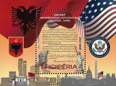 [The 100th Anniversary of Diplomatic Relations with the United States - Dated 2022, type ]