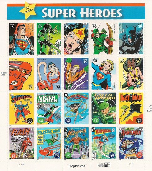 [DC Comics Super Heroes - Self-Adhesive, type ]
