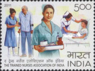 [The 100th Anniversary (2008) of the TNAI - Trained Nurses Association of India, type DAN]