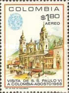 [Airmail - Pope Paul's Visit to Colombia, type AGM]