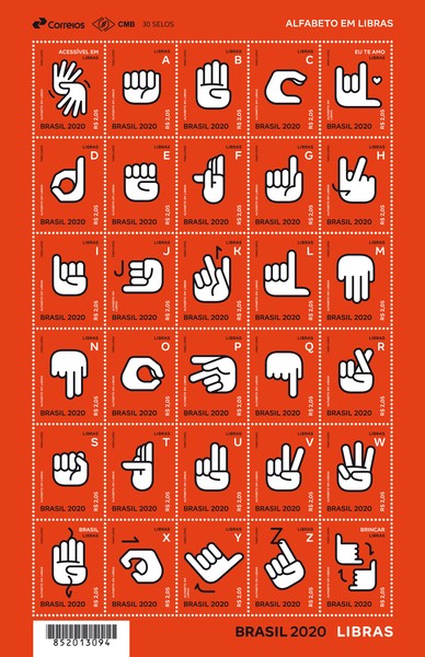[Alphabet in Libras - Brazilian Sign Language, type ]