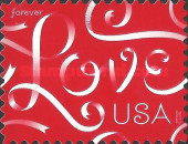 [Greeting Stamp, Love - Self-Adhesive (45 cents), type FYS]