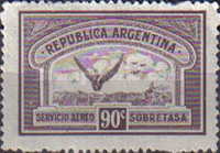 [Airmail - Airplane and Birds, type DF2]