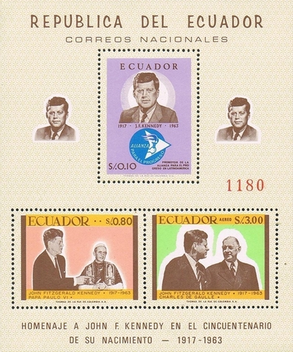 [Airmail - The 50th Anniversary of the Birth of John F. Kennedy, 1917-1963, type ]