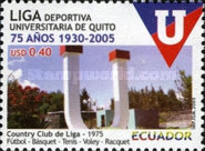 [The 75th Anniversary of Liga Deportiva Universitaria Football Club, Quito, type DAY]