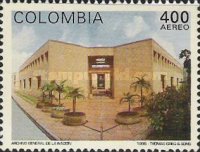 [Airmail - Architecture - National Archive, Bogota, type BNU]