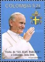[Airmail - Visit of Pope John Paul II, type BAK]