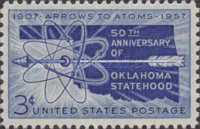 [The 50th Anniversary of Oklahoma Statehood, type UX]