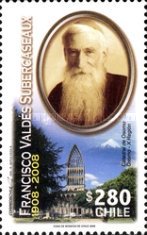 [The 100th Anniversary of the Birth of Fray Francisco Valdes Subercaseaux, 1908-1982, type BYP]