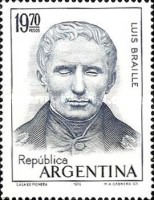 [Louis Braille Commemoration - Inventor of the  Characters for the blind, type AKG]