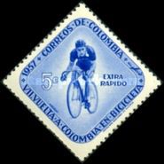 [Airmail - The 7th Round Colombia Cycle Race, type XXC1]