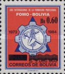 [Stamps of 1985-1986 Surcharged, type ABV4]