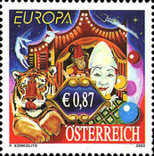 [EUROPA Stamps - The Circus, type BWE]