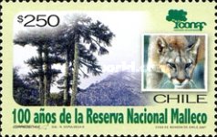 [The 100th Anniversary of Malleco National Reserve, type BVQ]