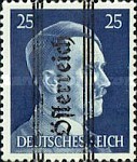 [Adolf Hitler,1889-1945 - Graz Overprint On German Empire Stamps, type IE]