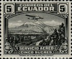 [Airmail - Ryan B-5 Brougham over Mount Chimborazo, type MP]