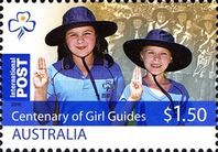 [The 100th Anniversary of Girl Guides, type DKT]