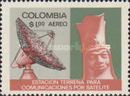 [Airmail - Opening of Satellite Earth Station, Choconta, type AHJ]