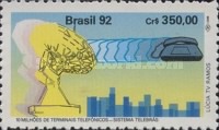 [Installation of the 10,000,000th Telephone Line in Brazil, type COR]