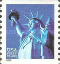 [Statue of Liberty - Coil Stamp (34 cents), type DNQ]
