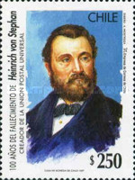 [The 100th Anniversary of the Death of Heinrich von Stephan, 1831-1897, type BGJ]