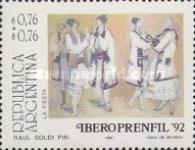 [Iberia-Latin America Philatelic Literature Exhibition "IBEROPREFIL '92" - Buenos Aires - Paintings by Raul Soldi, type BSV]